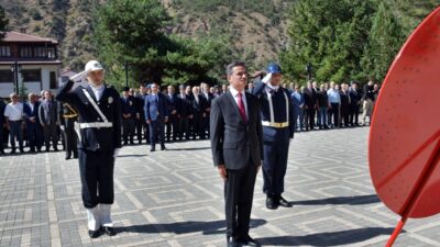 Gümüşhane’de 30 Ağustos Zafer Bayramı’nın 103. yıl dönümü, düzenlenen törenler,