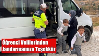 Gümüşhane Jandarması’nın eğitime verdiği destek velilerin takdirini topladı. Gümüşhane İl
