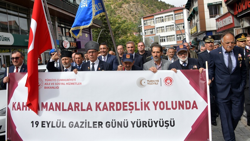 19 Eylül Gaziler Günü, Gümüşhane’de düzenlenen tören ve etkinliklerle kutlandı.