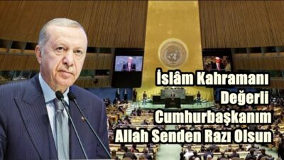 Cumhurbaşkanı Recep Tayyip Erdoğan, ABD’nin New York şehrinde Birleşmiş Milletler