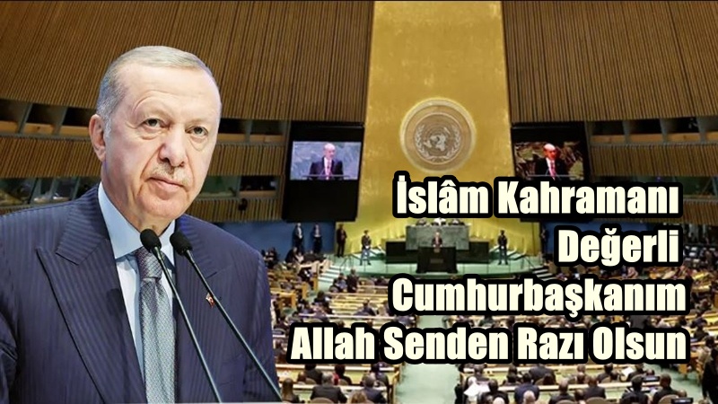 Cumhurbaşkanı Recep Tayyip Erdoğan, ABD’nin New York şehrinde Birleşmiş Milletler