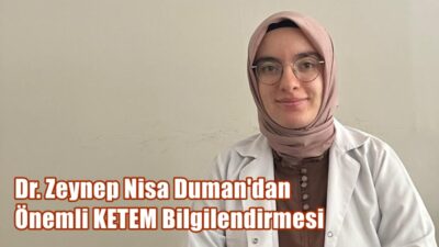 Gümüşhane Merkez Toplum Sağlığı Merkezi Doktoru Zeynep Nisa Duman Halk