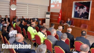 Gümüşhane Valisi Aydın Baruş başkanlığında; 2025-2026 Eğitim-Öğretim yılı koordinasyon toplantısı