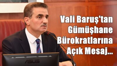 Gümüşhane’de 2025 yılının dördüncü dönem İl Koordinasyon Kurulu Toplantısı Vali