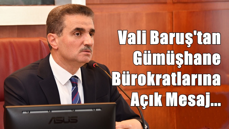 Gümüşhane’de 2025 yılının dördüncü dönem İl Koordinasyon Kurulu Toplantısı Vali