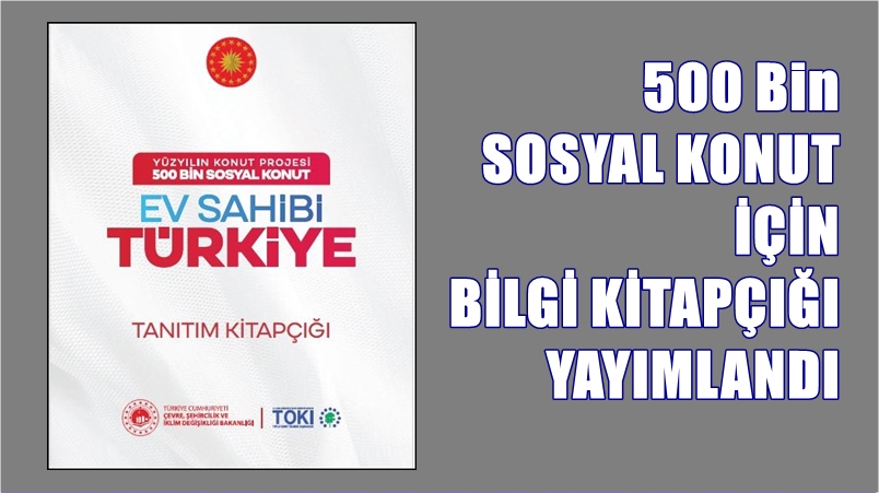 Bugün Cumhurbaşkanımız Recep Tayyip Erdoğan tarafından başlatılan “Yüzyılın Konut Projesi,