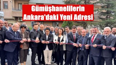 2025 Mayıs ayında resmi kuruluşunu tamamlayan Gümüşhane Vakfı Genel Merkezi Ankara’da