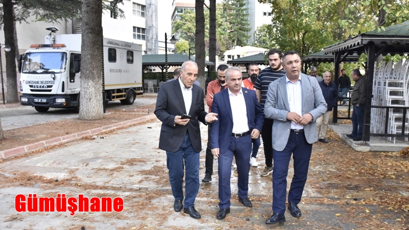 Gümüşhane Belediyesi, şehir genelinde yürüttüğü altyapı ve üstyapı çalışmalarına hız