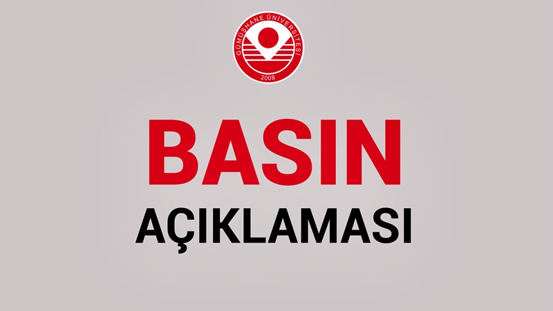 Gümüşhane Üniversitesi’nde bugün sabah saatlerinde yaşanan rehine olayının sona ermesinin