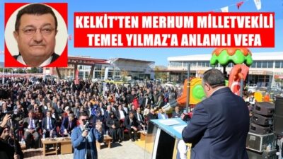 Gümüşhane’nin ilk millet bahçesi olan Kelkit ilçesindeki 15 bin metrekarelik
