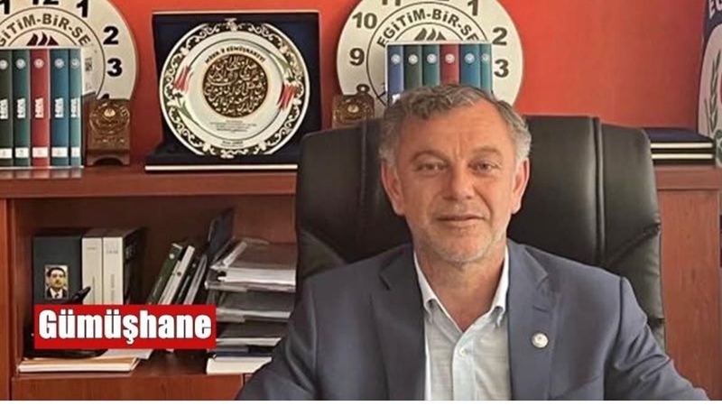 Eğitim-Bir-Sen Gümüşhane Şube Başkanı Ergin Aslan 24 Kasım Öğretmenler Günü