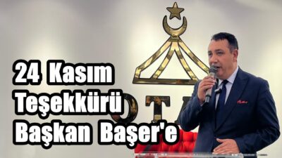 24 Kasım Öğretmenler Günü’nde emekli öğretmenler için düzenlediği yemekli özel