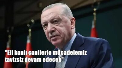 Cumhurbaşkanı Recep Tayyip Erdoğan, Yalova’da 3 polisimizin şehit düştüğü DEAŞ