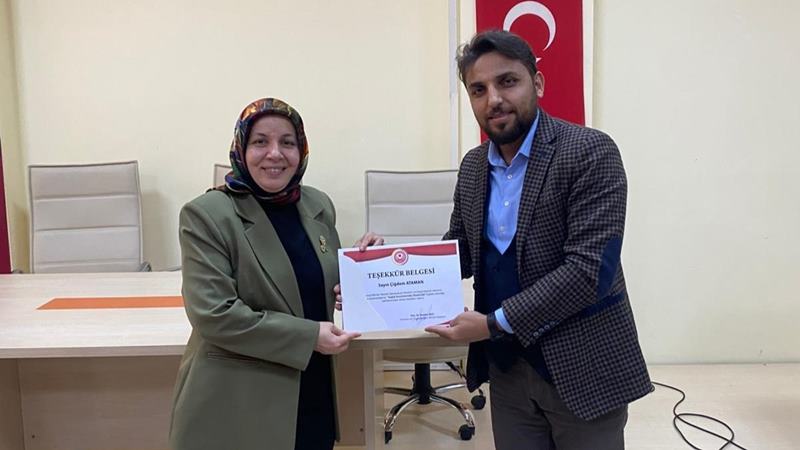 Gümüşhane Devlet Hastanesi Sağlık ve Bakım Hizmetleri Müdürü Çiğdem Ataman