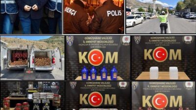 Gümüşhane İl Emniyet Müdürlüğü Kaçakçılık ve Organize Suçlarla Mücadele (KOM)