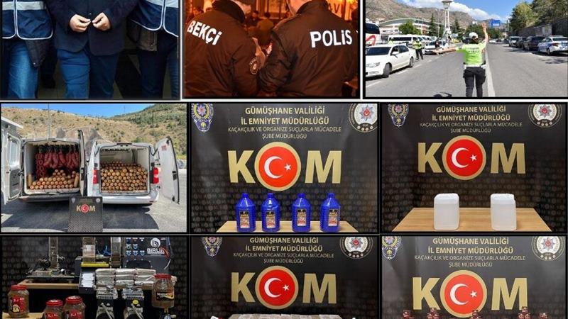 Gümüşhane İl Emniyet Müdürlüğü Kaçakçılık ve Organize Suçlarla Mücadele (KOM)