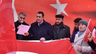 Nusaybin’de geçtiğimiz günlerde şanlı Türk bayrağına yönelik gerçekleştirilen çirkin saldırının