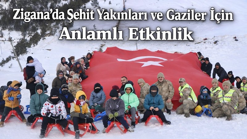 Gümüşhane İl Jandarma Komutanlığı koordinesinde Zigana Kayak Merkezi’nde düzenlenen etkinlikte,