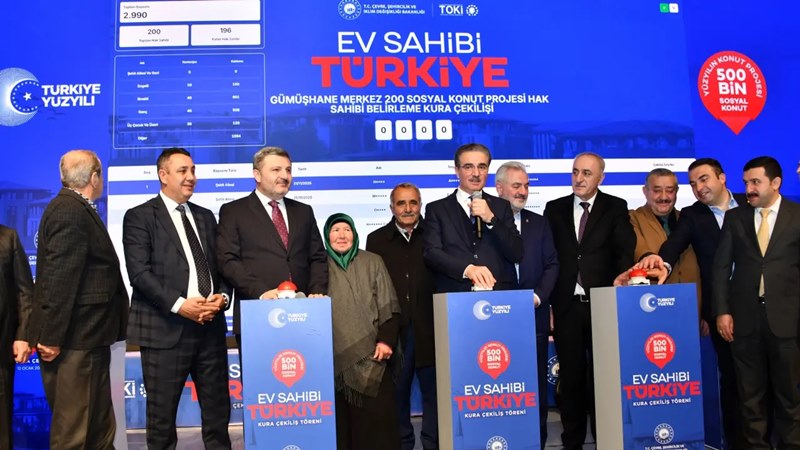 Gümüşhane 2.Noterliği denetiminde gerçekleştirilen çekilişin kura sonuçları noter onayının ardından