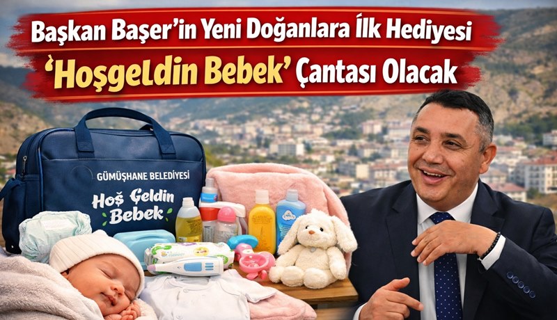 “Hoş Geldin Bebek” setinin içerisinde bebek çantası, battaniye, zıbın takımı,