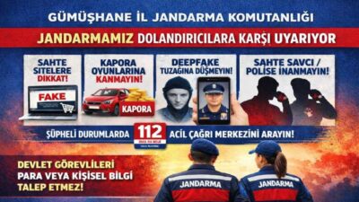 Son dönemde artış gösteren dolandırıcılık olaylarına karşı vatandaşlarımızı uyarmak ve