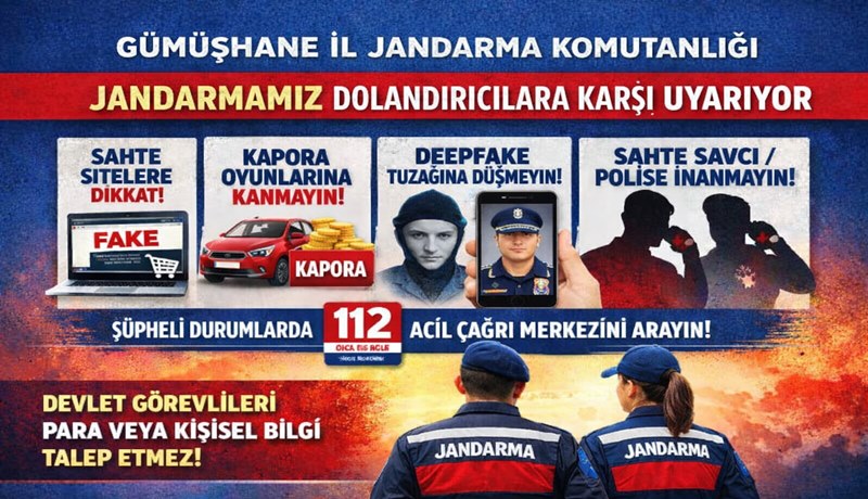 Son dönemde artış gösteren dolandırıcılık olaylarına karşı vatandaşlarımızı uyarmak ve