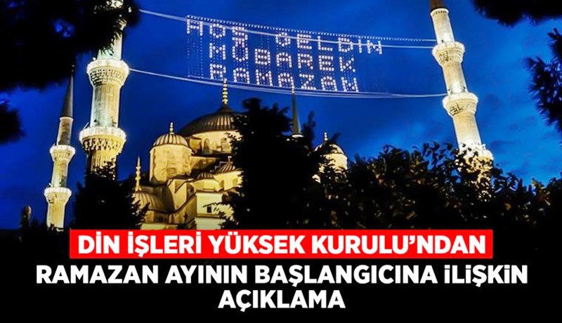 Diyanet İşleri Başkanlığı Din İşleri Yüksek Kurulu, 1447 (2026) yılı