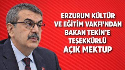Türkiye’nin önde gelen Risale-i Nur STK’larından Erzurum Kültür ve Eğitim