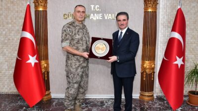 Gümüşhane Valisi Aydın Baruş, Gümüşhane’yi ziyaret eden Emniyet Genel Müdürlüğü