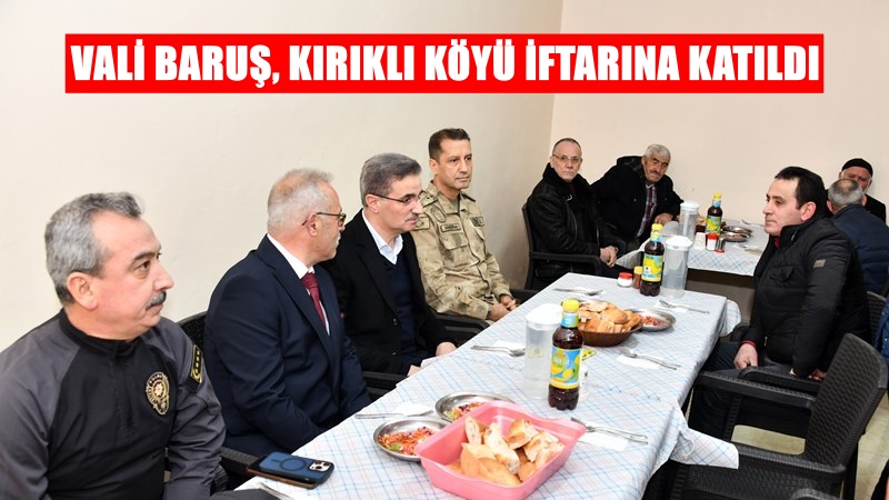 Gümüşhane Valisi Aydın Baruş, onbir ayın sultanı Ramazan ayının ikinci