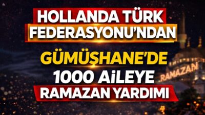 Hollanda Türk Federasyonunun Ramazan ayı dolayısıyla başlattığı yardım kampanyası kapsamında