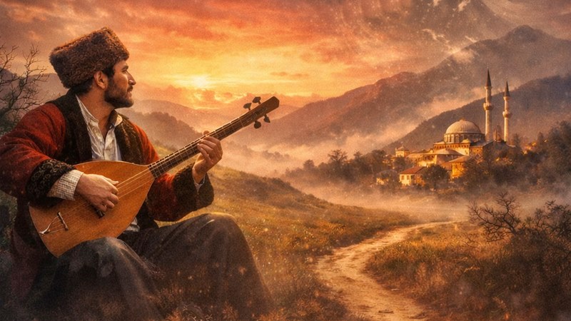 HASRETİM Aşka geldim gayrı düştüm yollara, Ilgıt ılgıt esiyorum ben