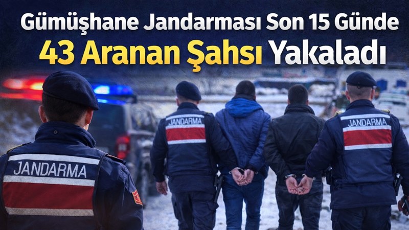 Gümüşhane Valiliği İl Jandarma Komutanlığı tarafından il genelinde kamu düzeni