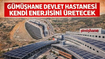 Gümüşhane Devlet Hastanesi Çatı + Otopark Tipi GES Tesisi Çevresel
