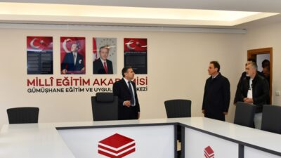 Gümüşhane Valisi Cevdet Atay, Tekke Beldesi’nde bulunan Milli Eğitim Akademisi