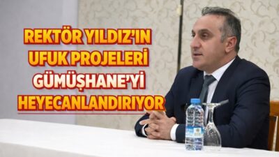 Gümüşhane Üniversitesi Rektörü Prof. Dr. Oktay Yıldız, 10 Nisan 2025