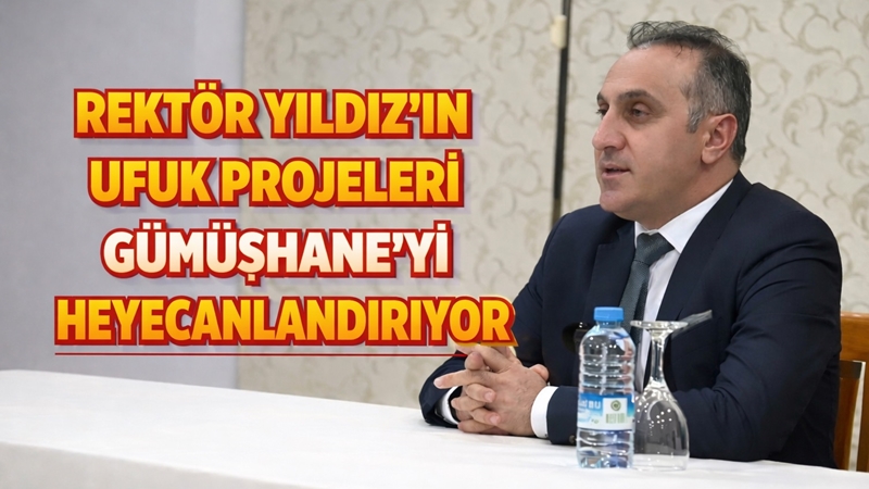 Gümüşhane Üniversitesi Rektörü Prof. Dr. Oktay Yıldız, 10 Nisan 2025