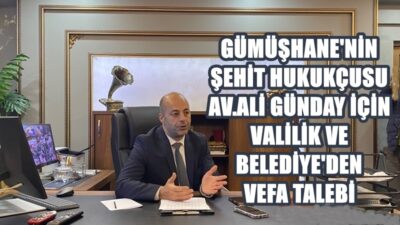 Gümüşhane Barosu Başkanı Av. Metin Aslan, 5 Nisan Avukatlar Günü