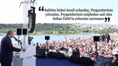 Cumhurbaşkanımız Recep Tayyip Erdoğan, bugün, AK Parti İstanbul İl Başkanlığınca