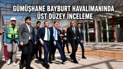 Gümüşhane Valisi Cevdet Atay ile Bayburt Valisi Mustafa Eldivan, Gümüşhane’nin