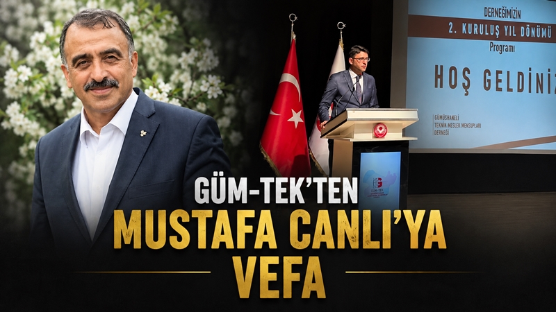 Gümüşhaneli Teknik Meslek Mensupları Derneği (GÜM-TEK), kuruluşunun 2. yıl dönümünü