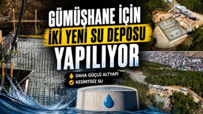 Gümüşhane Belediyesi, kent genelinde içme suyu altyapısını güçlendirmeye yönelik önemli