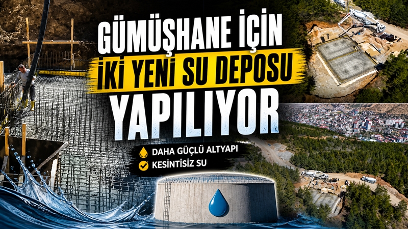 Gümüşhane Belediyesi, kent genelinde içme suyu altyapısını güçlendirmeye yönelik önemli