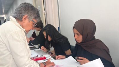Günümüz Türk resim sanatının önemli isimlerinden Gümüşhaneli Ressam Güzin Arısoy,