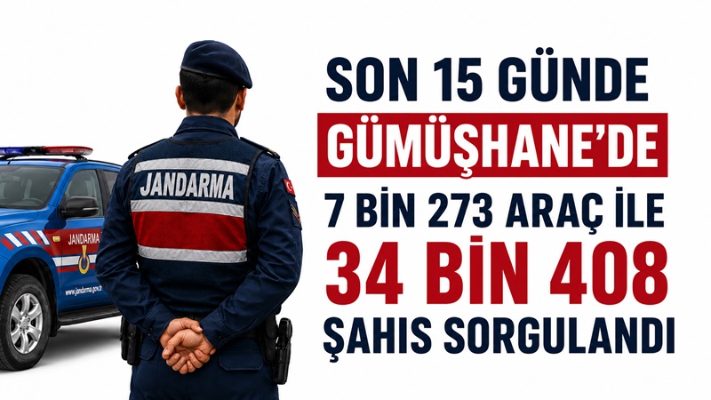 İl genelinde yaptığı güven verici başarılı çalışmalardan dolayı Gümüşhaneli vatandaşlar