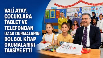 Karne alan öğrencileri tebrik eden Vali Atay, yaz tatilinin verimli