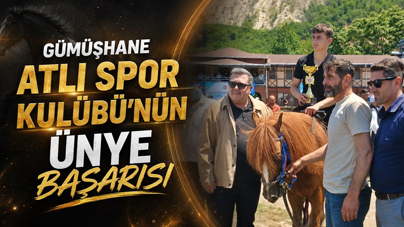 Ordu’nun Ünye ilçesinde düzenlenen federasyon yarışlarında Gümüşhane Atlı Spor Kulübü