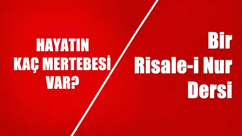 RİSALE-İ NUR KÜLLİYATI – MEKTUBAT KİTABI 1.MEKTUP’TAN ALINMIŞTIR Hazret-i Hızır