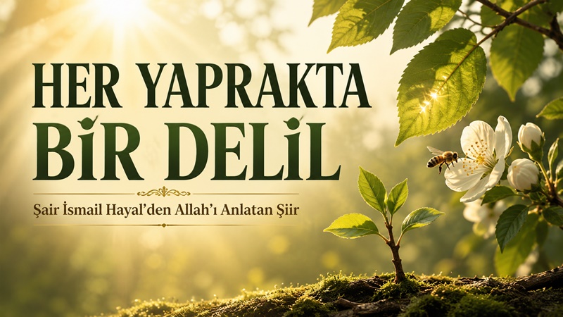 İsmail Hayal İNSANI İNSAN EDEN Allah’ın varlığını bulursun her yaprakta,