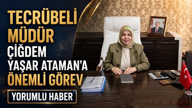 Çiğdem Yaşar Ataman, Sağlık Hizmetleri Başkan Yardımcılığına Atandı Gümüşhane Devlet Hastanesi’nde dokuz yıldır Sağlık Bakım Hizmetleri Müdürü olarak